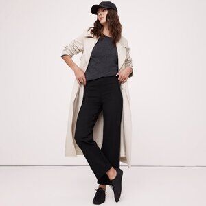 Banana Republic Straight Everywhere Ankle Ponte Pant Black Size Medium NEW NWT